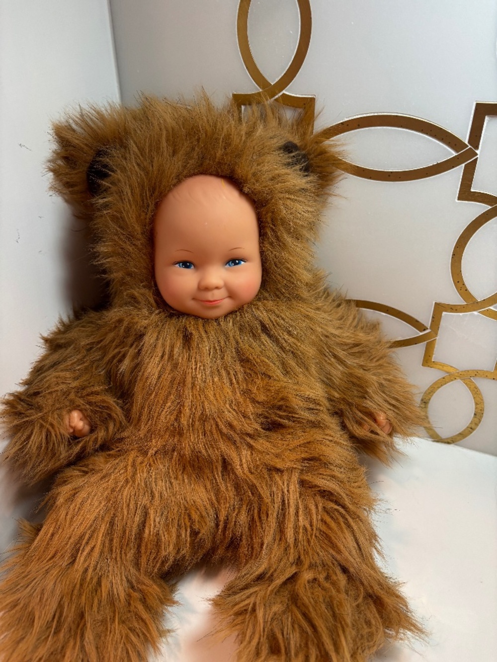 Anne Geddes Baby Bears Cuddly Baby Doll w/ Removable Costume #525503 '97 Vintage